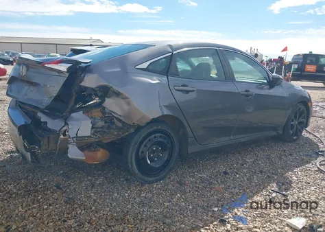 2019 Honda Civic Sport z USA, uszkodzony, nr VIN 19XFC2F86KE007104